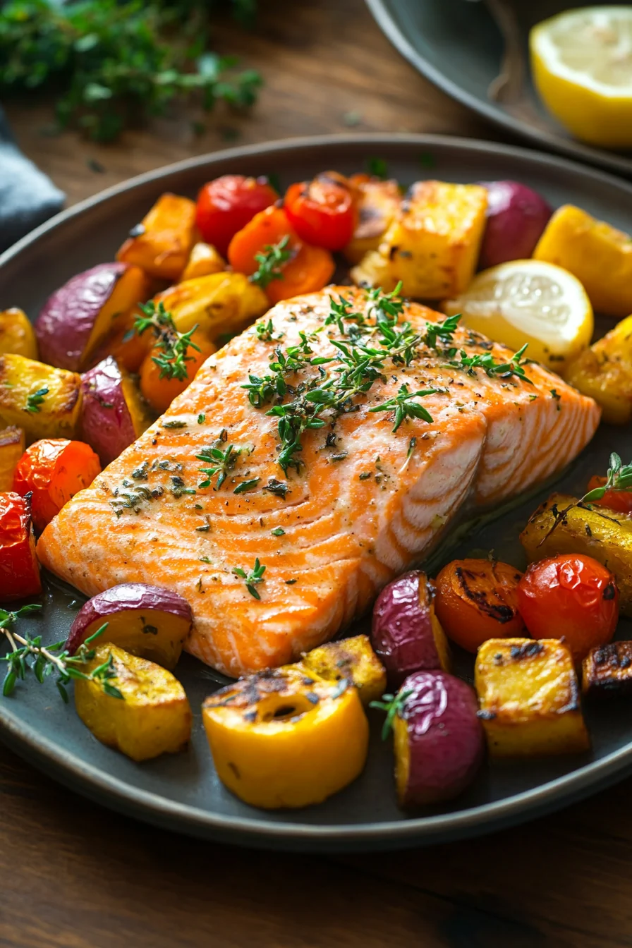 Lemon Garlic Butter Baked Salmon