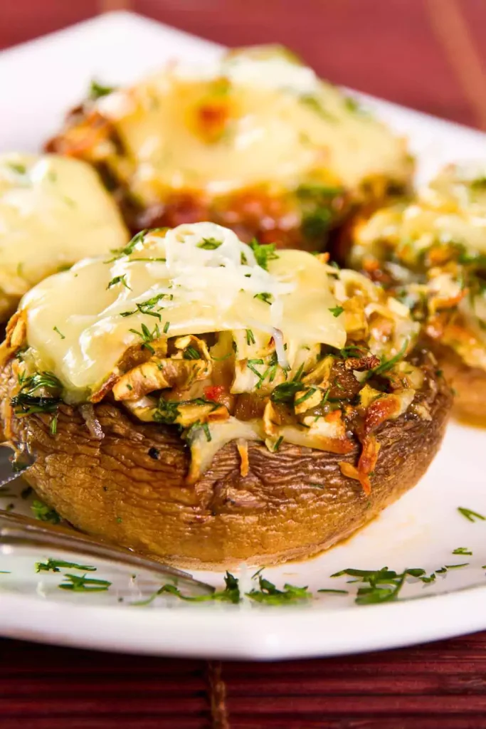 Mashed Potato Stuffed Mushrooms