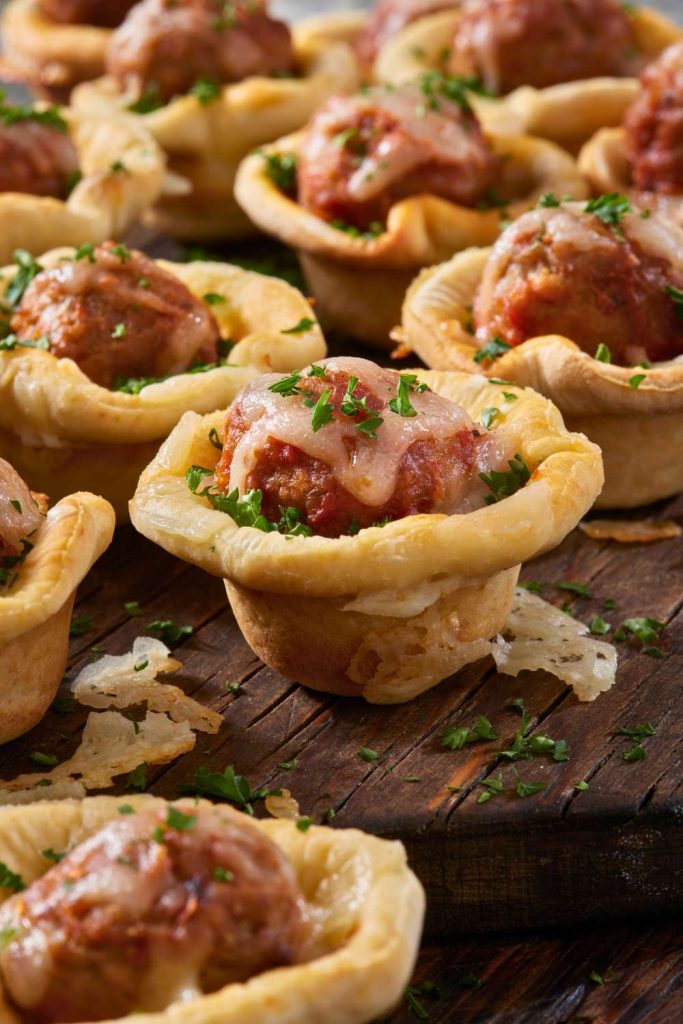 Meatball Pizza Bites