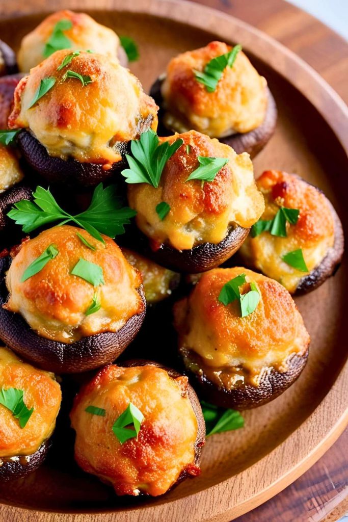 Meatball Stuffed Mushrooms