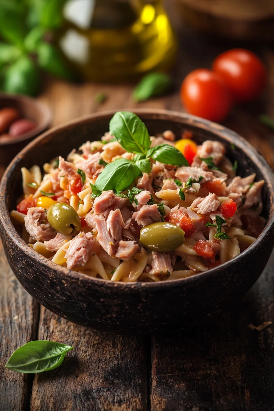 Mediterranean Tuna Pasta