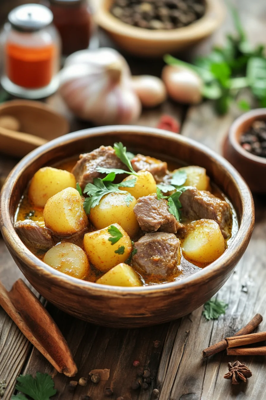 Mutton Curry With Potatoes