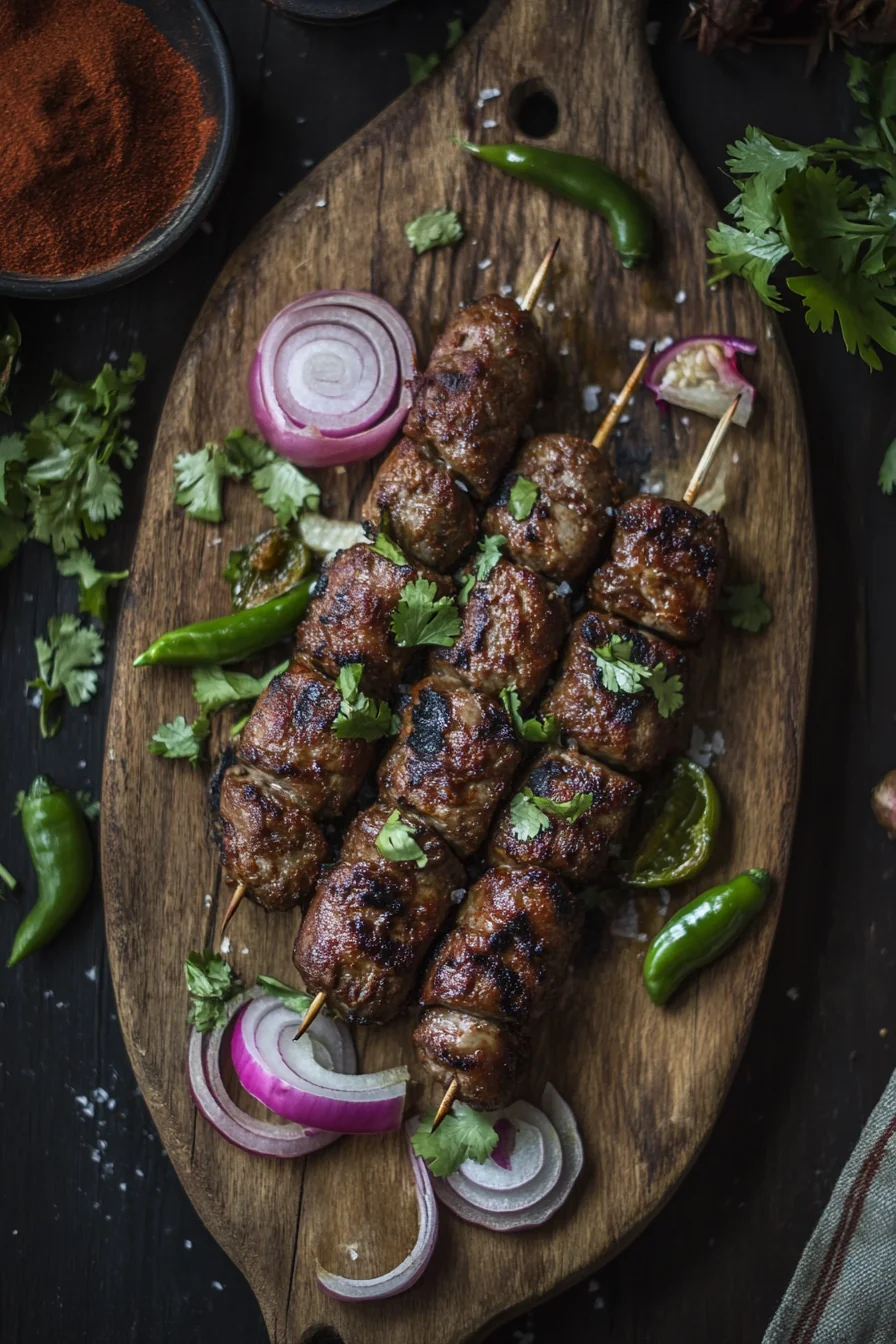 Mutton Seekh Kebabs