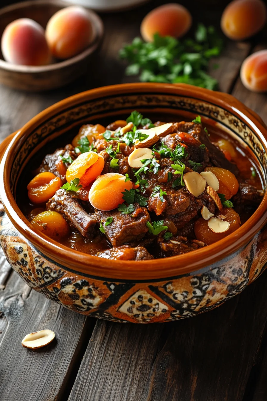 Mutton Tagine With Apricots