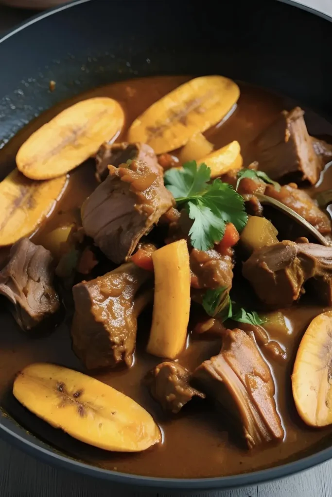 Mutton and Plantain Stew