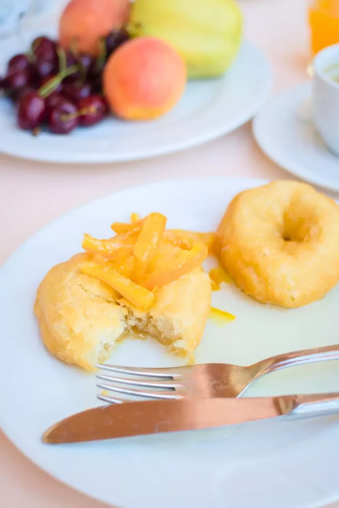 Orange Glazed Donuts