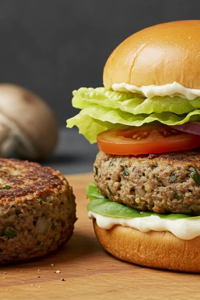  Oyster Mushroom Burger