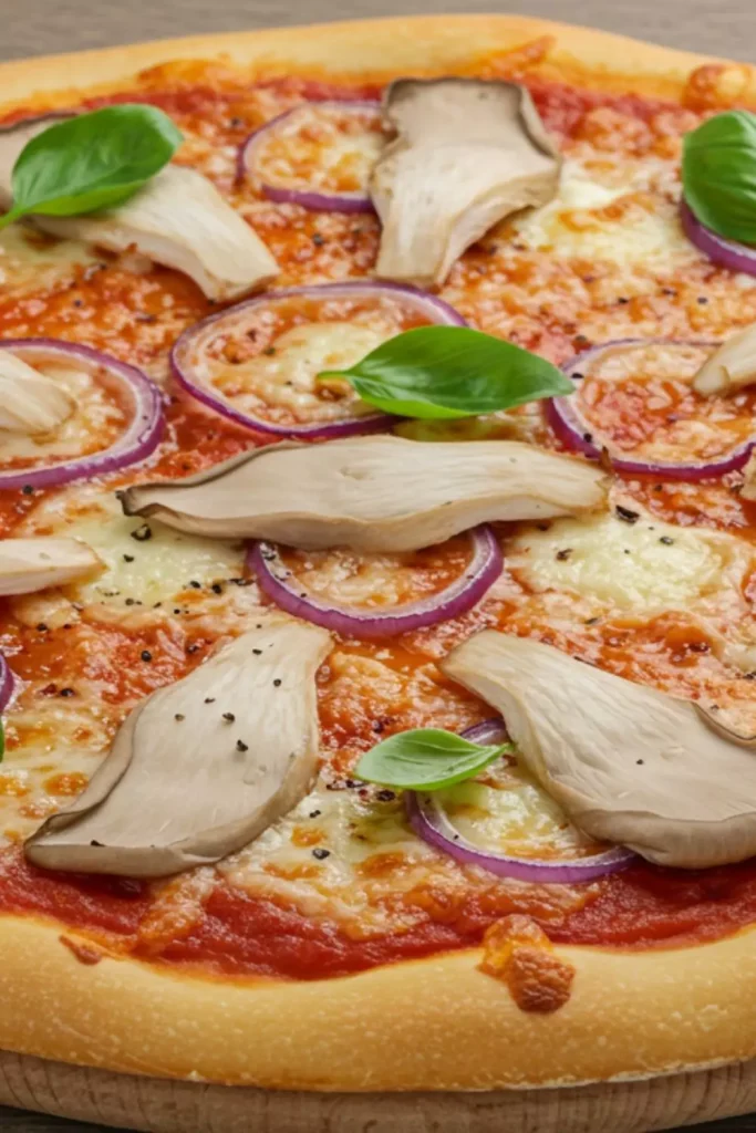 Oyster Mushroom Pizza