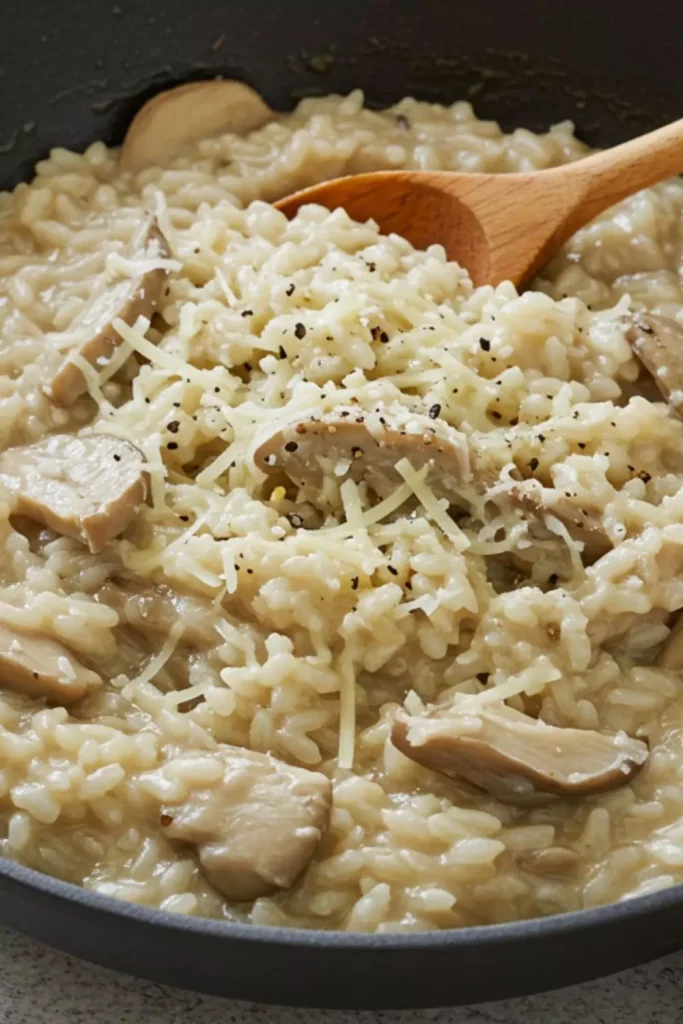 Oyster Mushroom Risotto