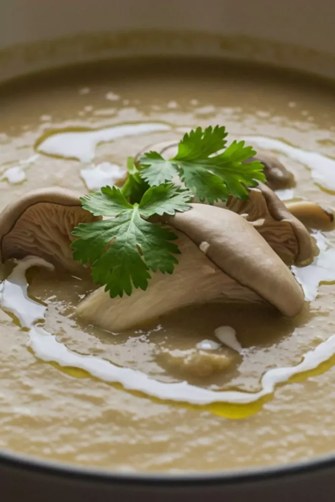 Oyster Mushroom Soup