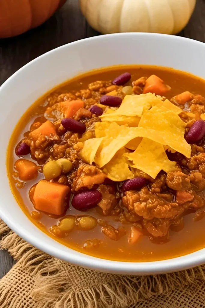 Pumpkin Apple Cider Turkey Chili