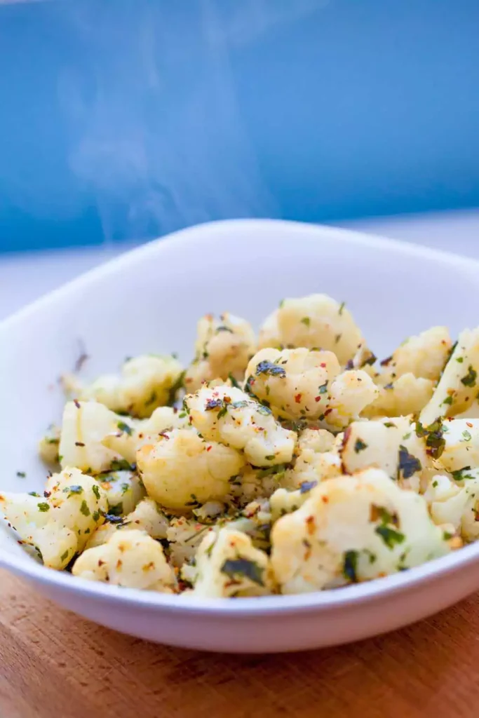 Quick Steamed Cauliflower