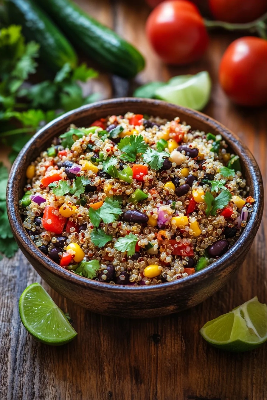 Quinoa and Black Bean Salad