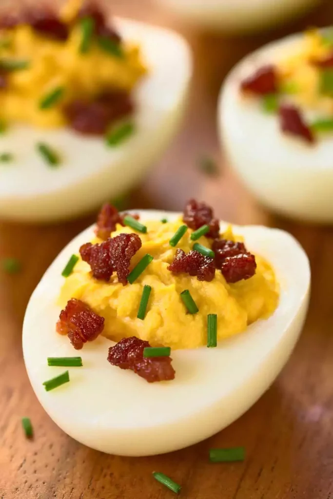 Santa Deviled Eggs