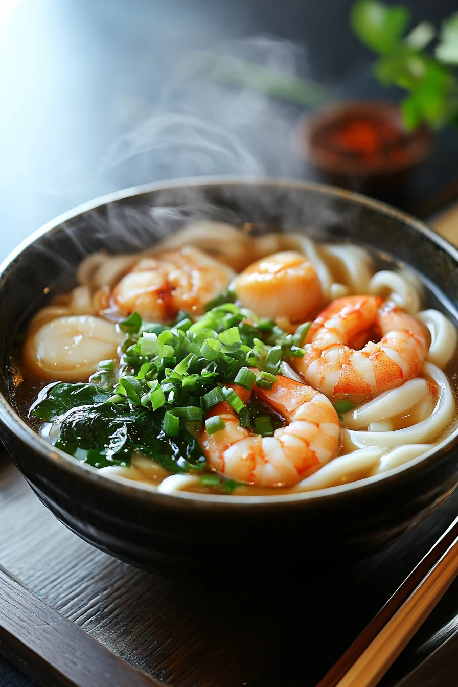 Seafood Udon Soup