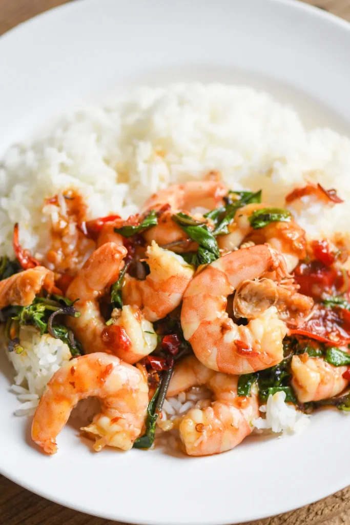 Shrimp and Rice Stir Fry