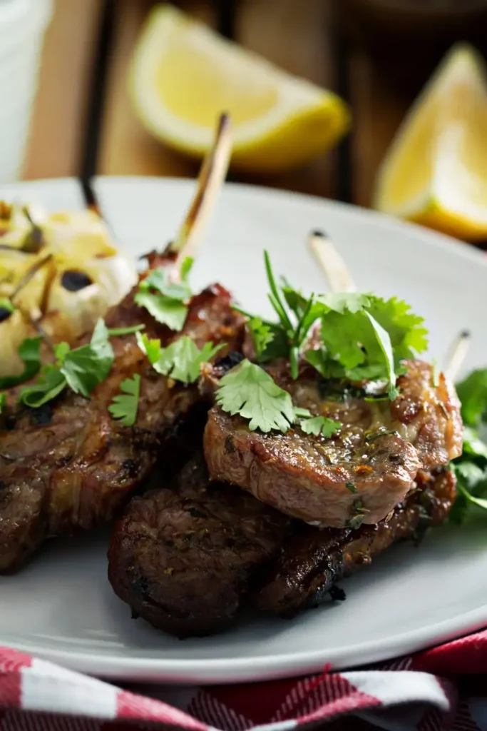 Simple Yogurt-Marinated Mutton Chops