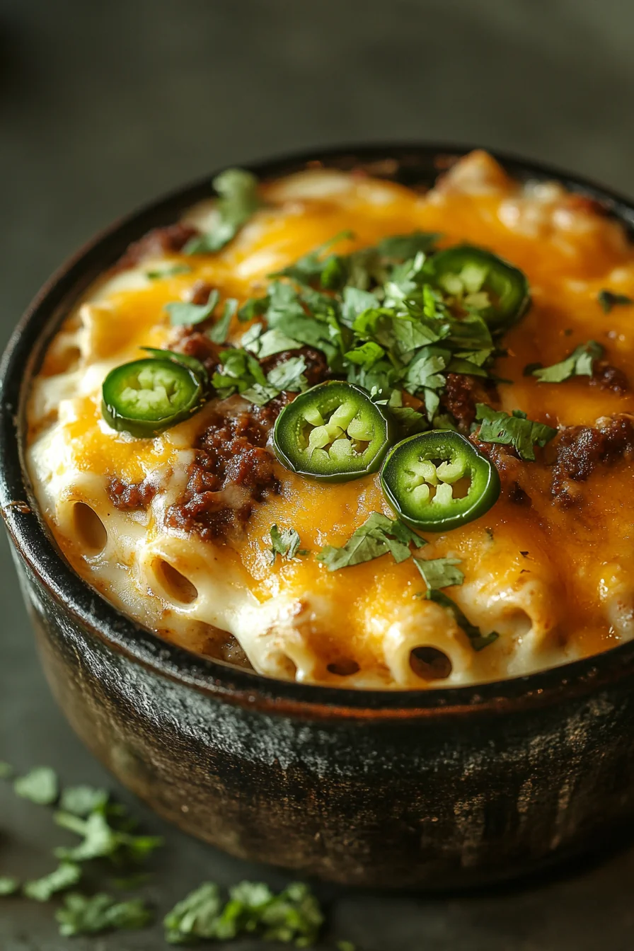 Spicy Jalapeño Cheeseburger Pasta