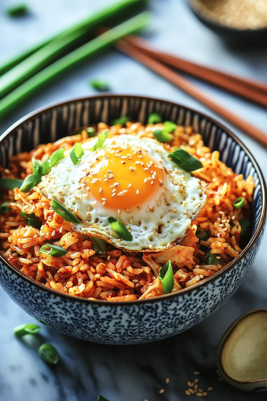 Spicy Kimchi Fried Rice