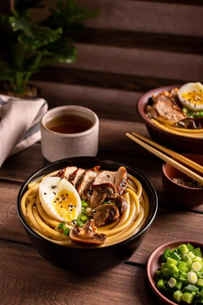 Spicy Miso Ramen with Shiitake Mushrooms