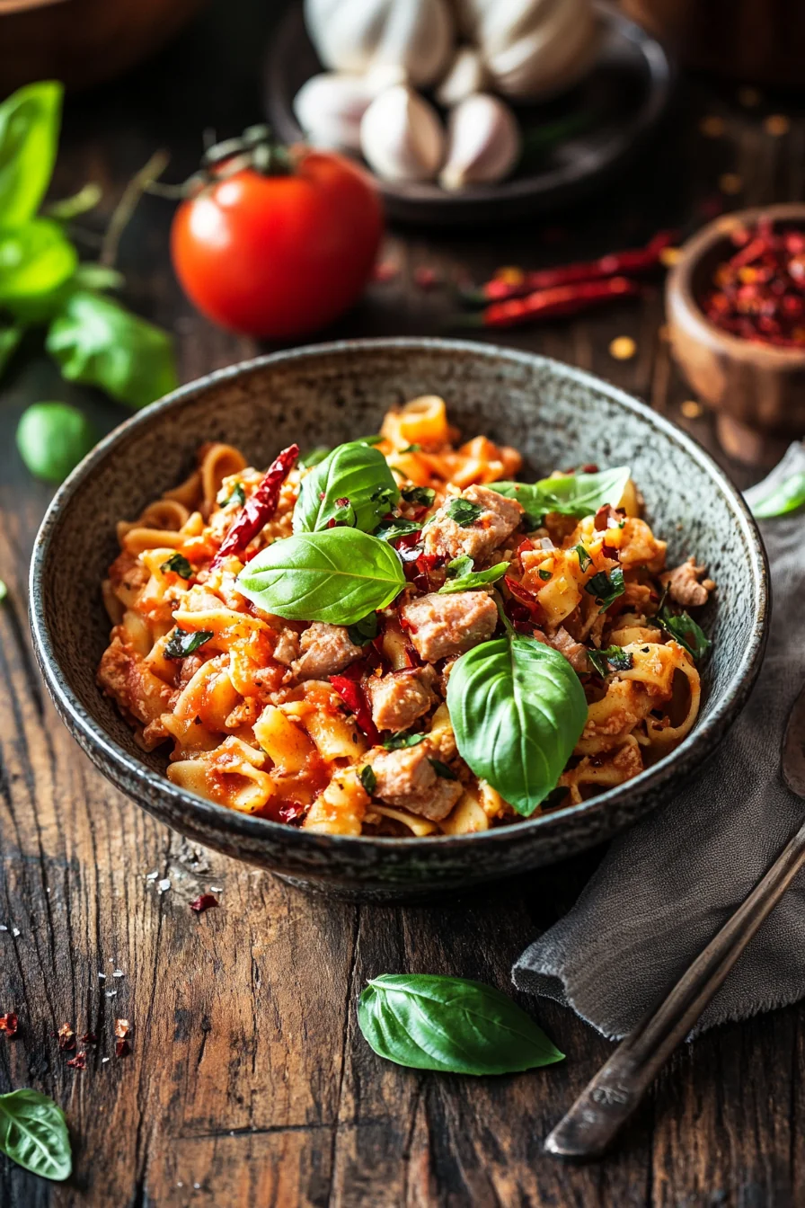 Spicy Tuna Arrabbiata