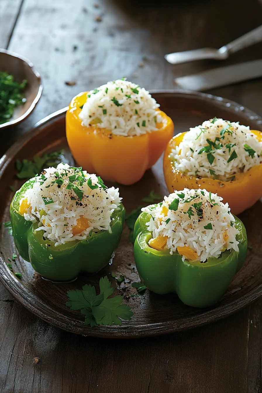 Stuffed Peppers With Rice