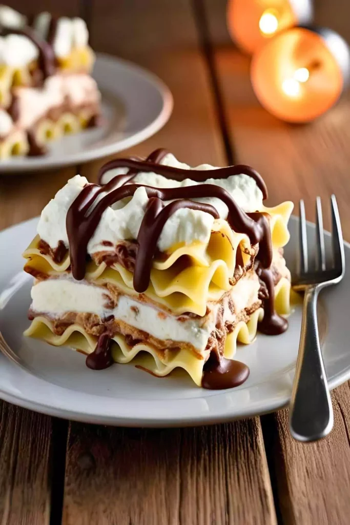 Sweet Lasagna Noodle Dessert