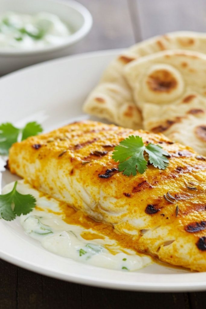 Tandoori-Spiced Grilled Cod