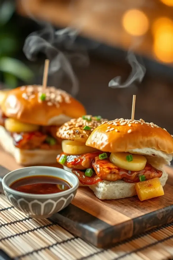 Teriyaki Chicken Sliders