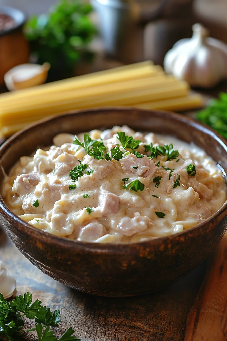 Tuna Carbonara