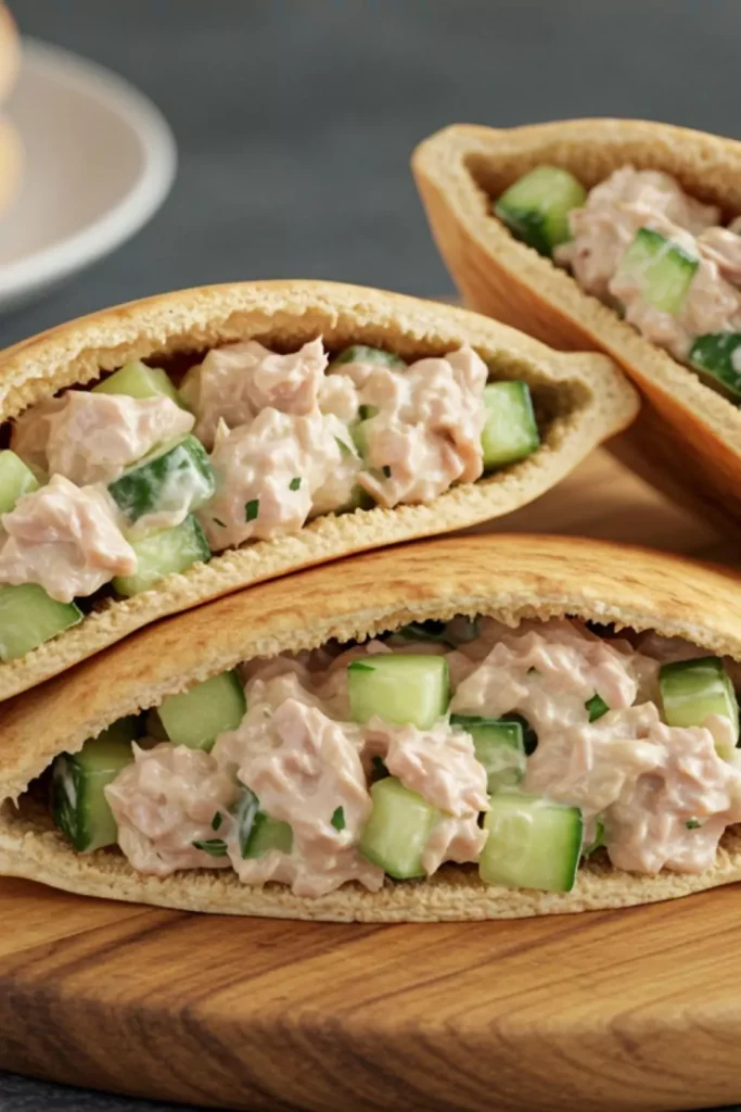 Tuna Salad Pita Pockets