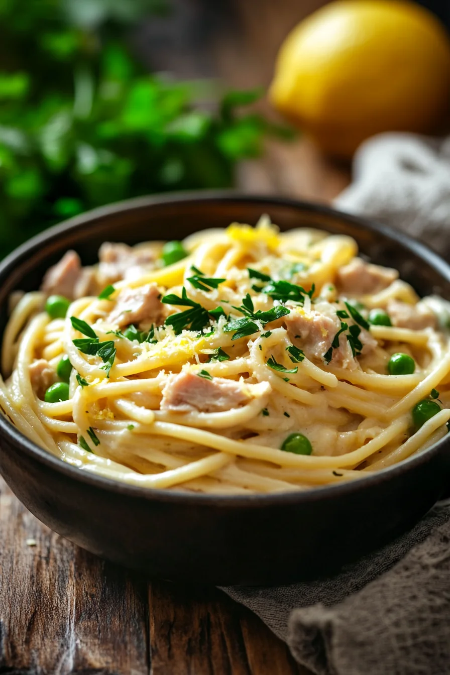 Tuna and Pea Pasta