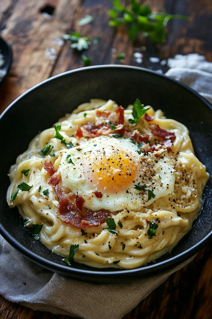 Udon Carbonara