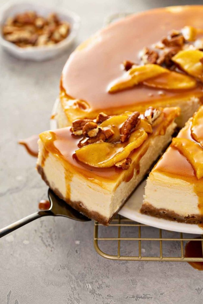 Caramel Apple Cheesecake