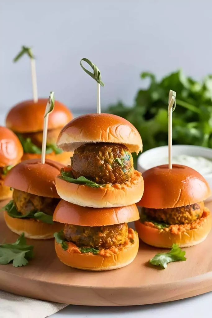 Vegetarian Meatball Sliders