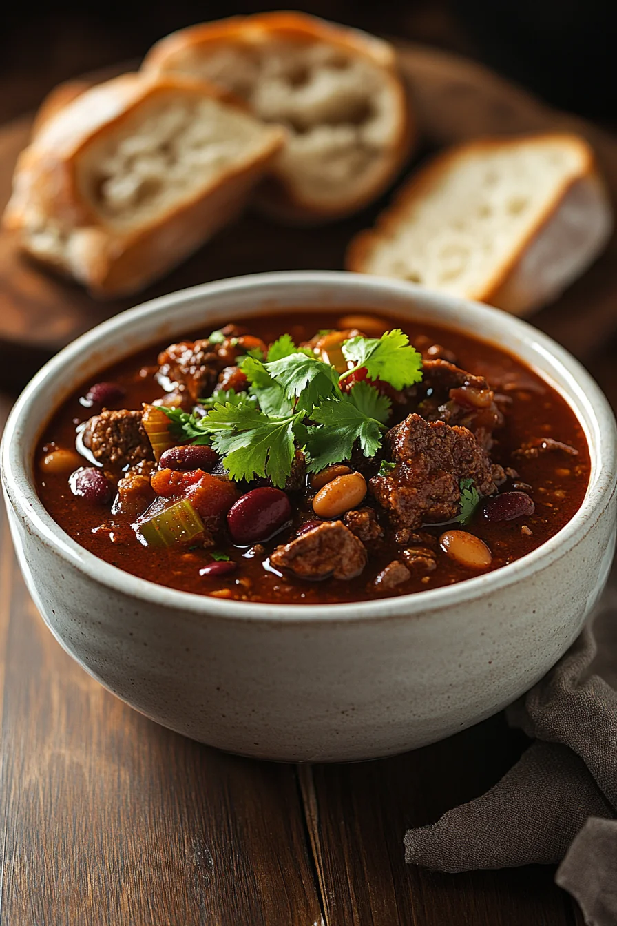 Wagyu Beef Chili With Beans