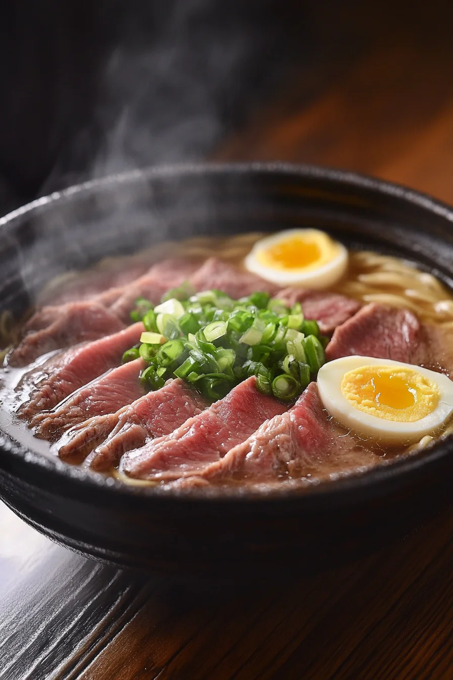 Wagyu Beef Ramen With Rich Broth