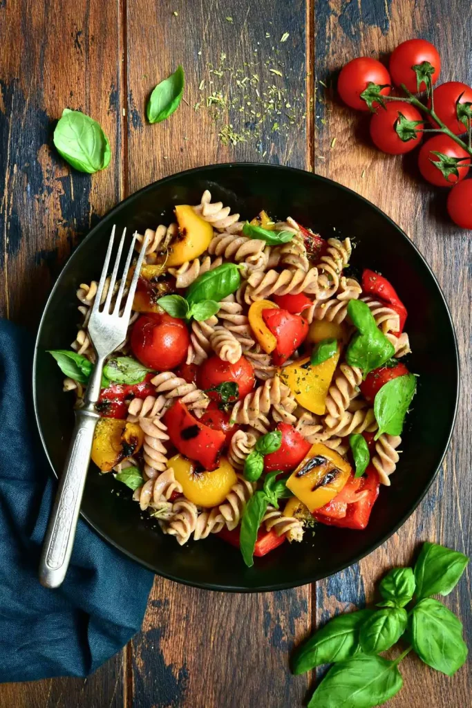 Whole Pasta with Roasted Vegetables