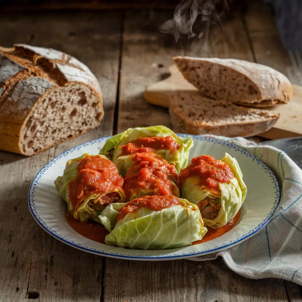 Mutton Stuffed Cabbage Rolls