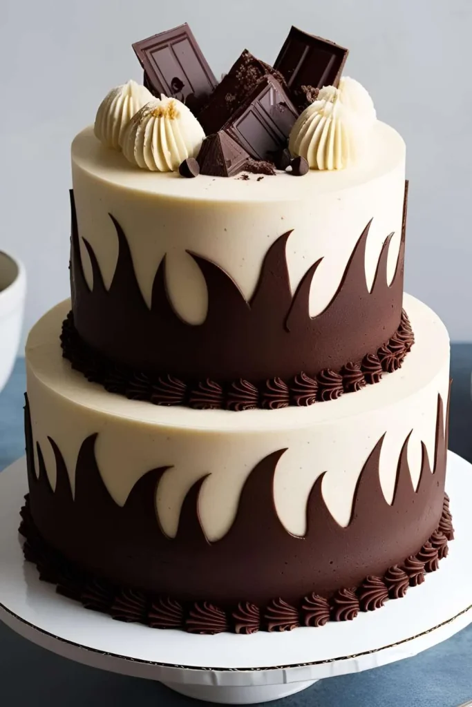 Classic Vanilla & chocolate Layer Cake