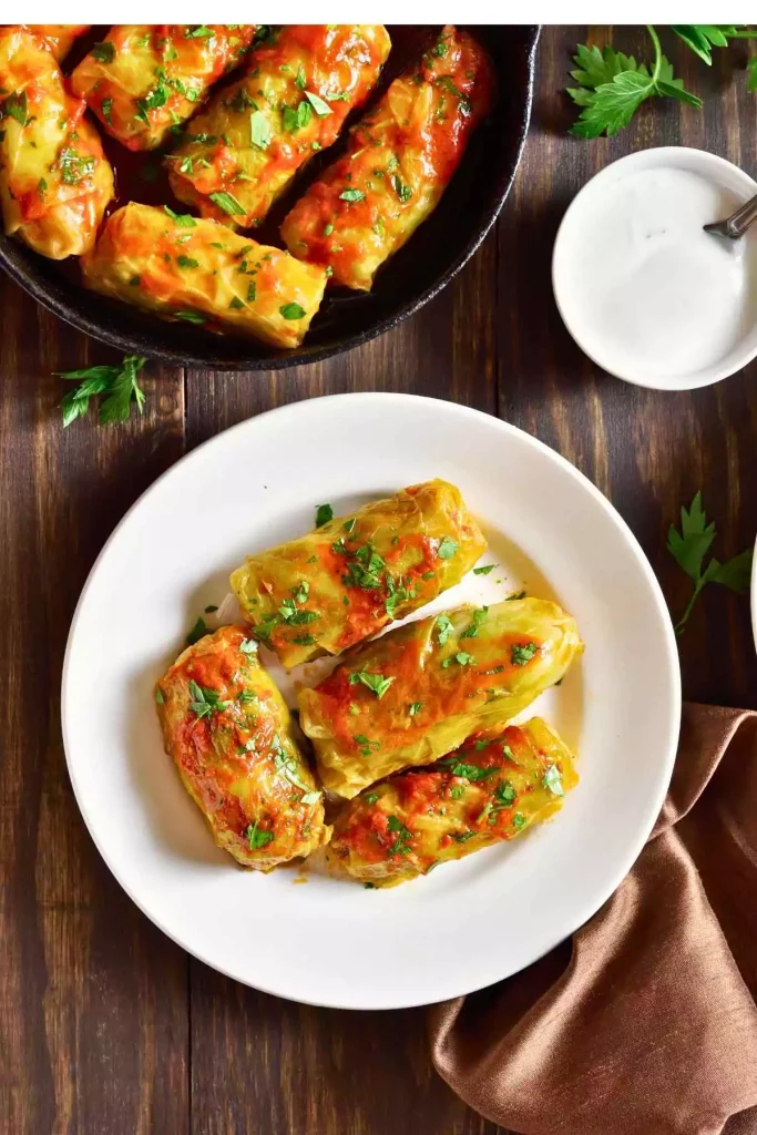 Holubtsi: Stuffed Cabbage Rolls