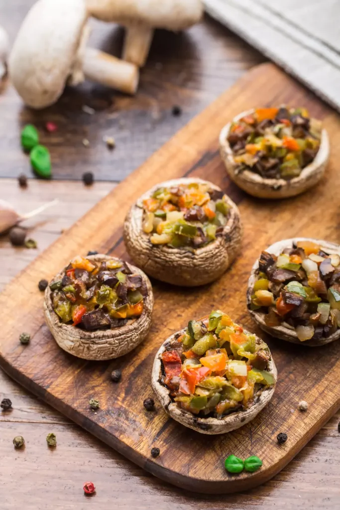 Whipped Feta-Stuffed Mushrooms