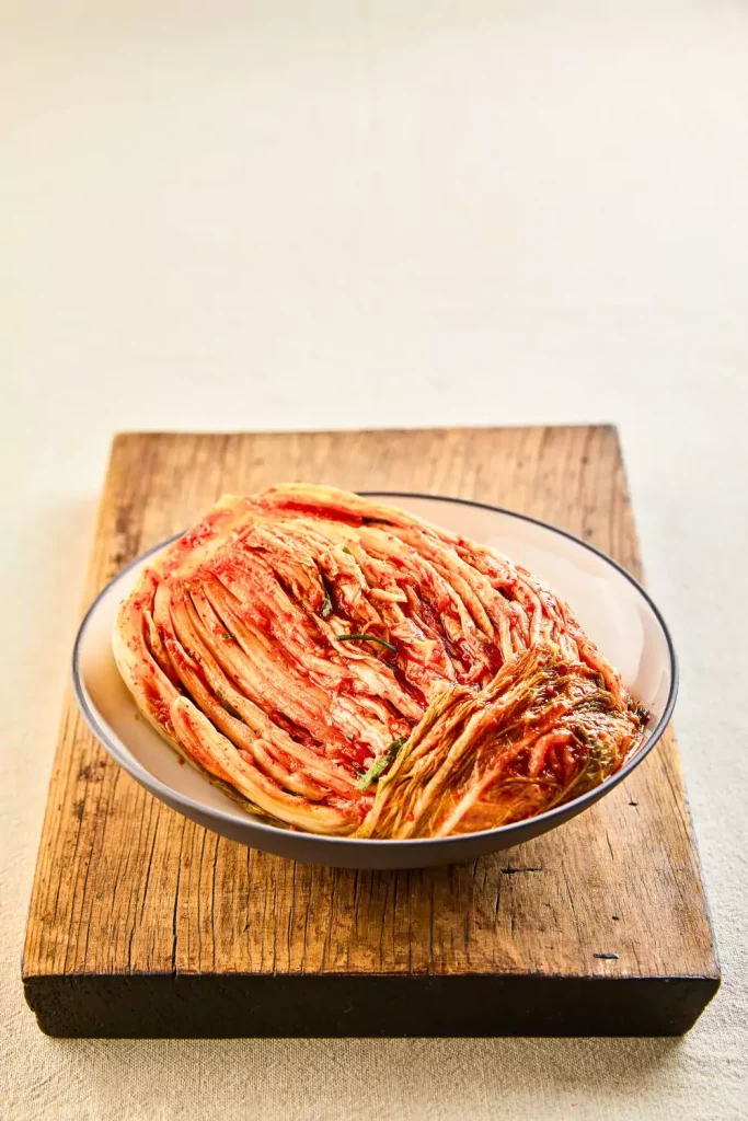 Kimchi with noodles