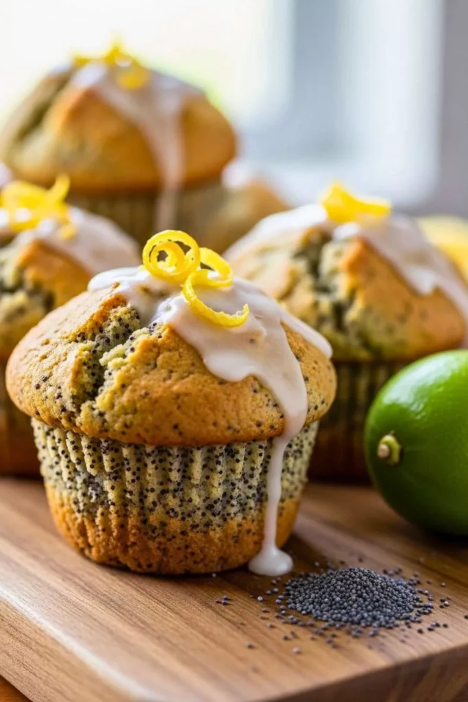 Meyer Lemon Poppy Seed Muffins