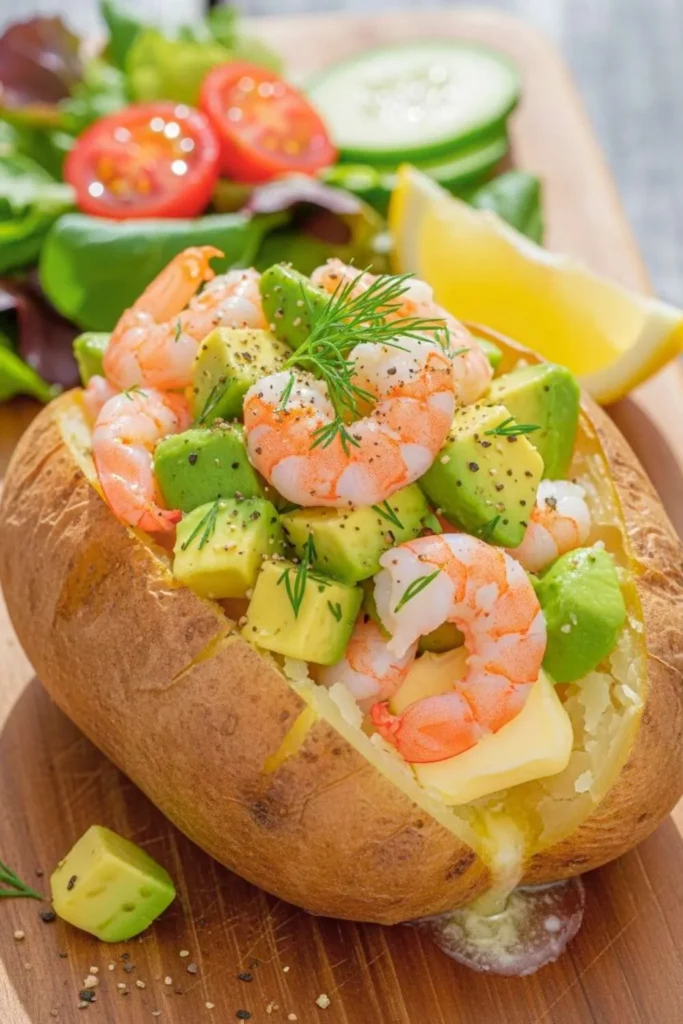 Prawn and Avocado Jacket Potato