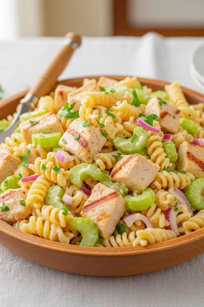 Creamy Chicken Pasta Salad