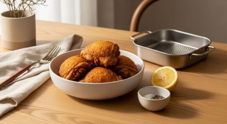 How to Air Fry Chicken Thighs for Crispy Skin and Juicy Meat