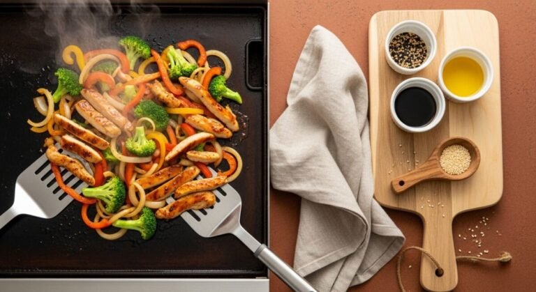 How to Make Blackstone Chicken Stir Fry in Under 20 Minutes