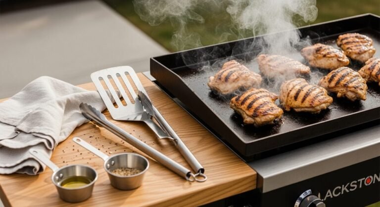 How to Grill Chicken on Blackstone for Beginners Step by Step
