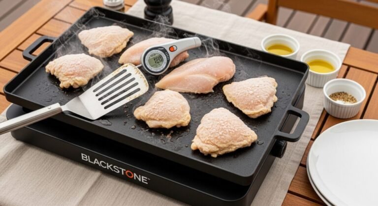 How to Cook Frozen Chicken on Blackstone Safely and Fast